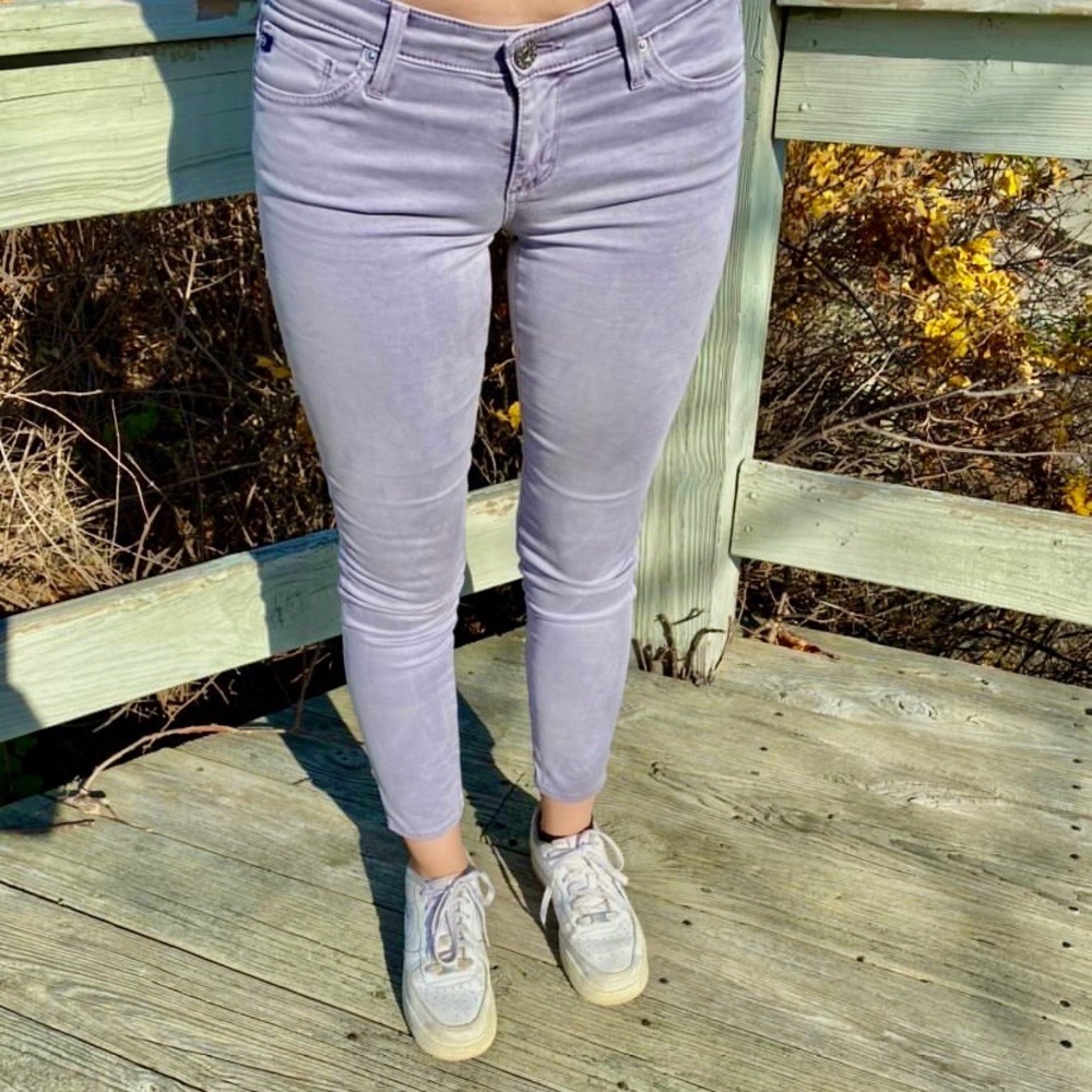 AG Suede-feel Skinny Jeans